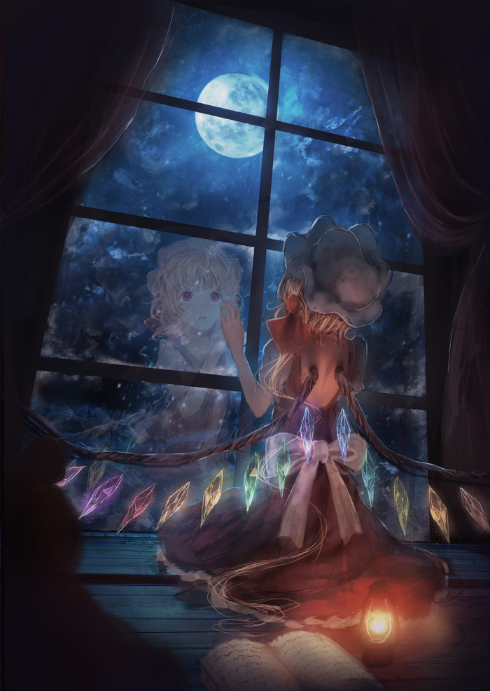 Flandre , Anime Art, Touhou, Flandre Scarlet, Tonan
