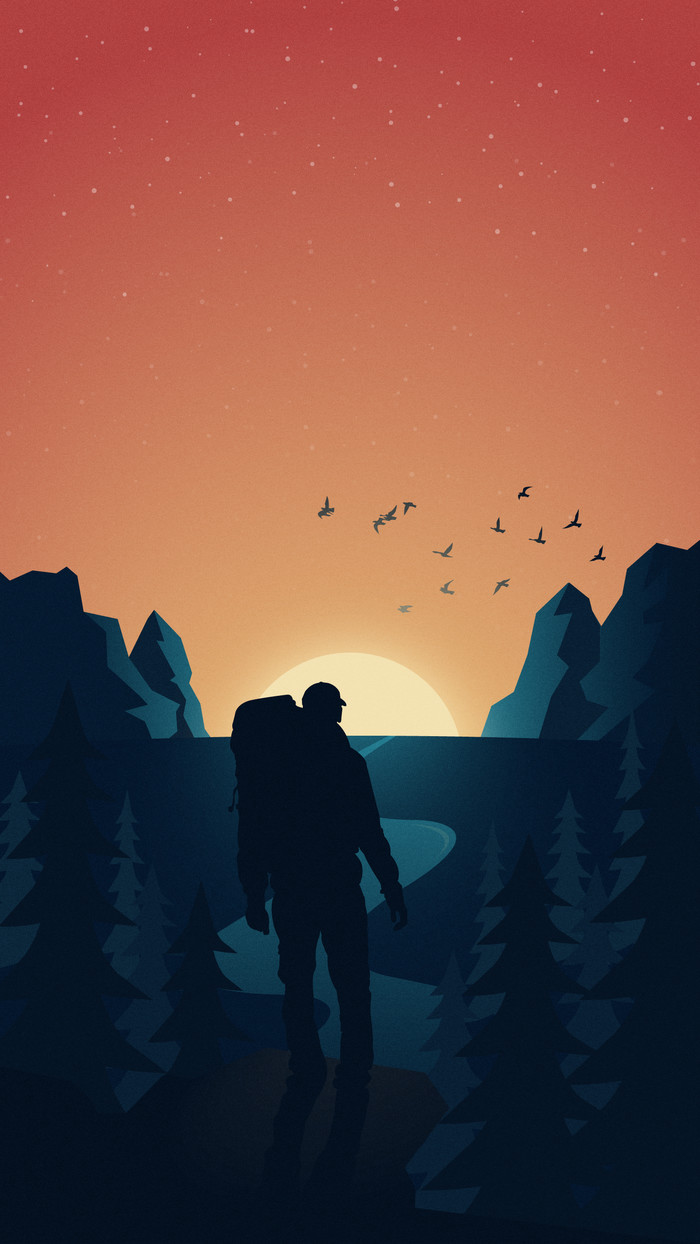 Montane sunset , , , Adobe Illustrator, , 