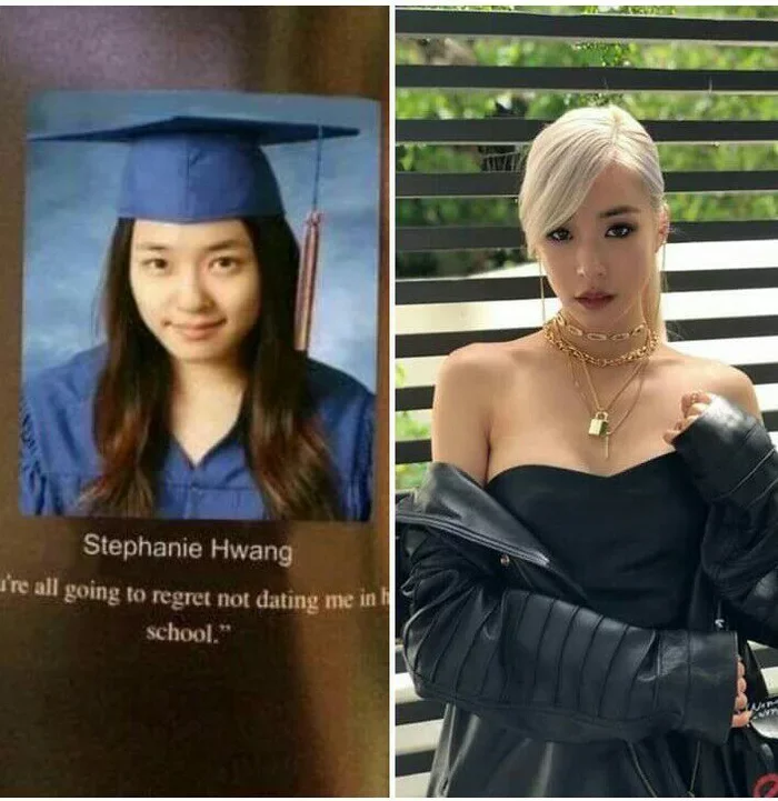 You're all going to regret not dating me in high school. - Girls, Graduation album, Aging