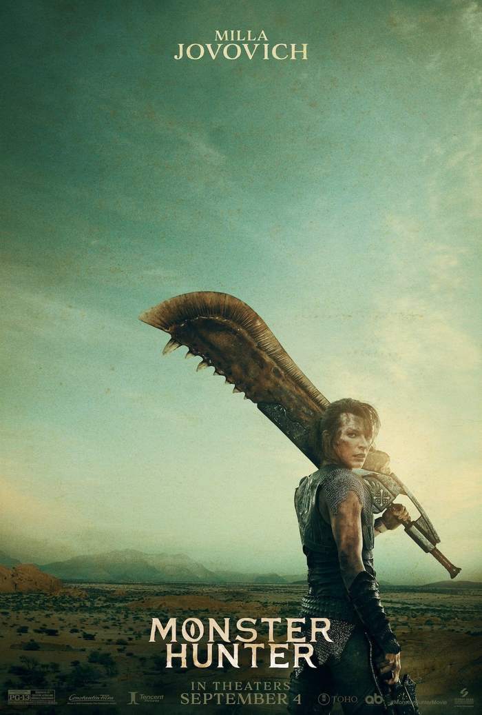 First posters for the film adaptation of Paul W. S. Anderson's game Monster Hunter with Mila Jovovich and Tony Jaa - Fantasy, Poster, Milla Jovovich, Tony Jaa, Paul Anderson, Longpost
