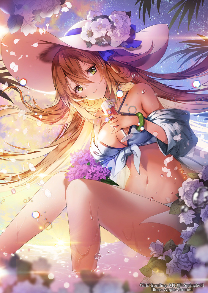 Springfield Girls Frontline, Springfield, Anime Art, 