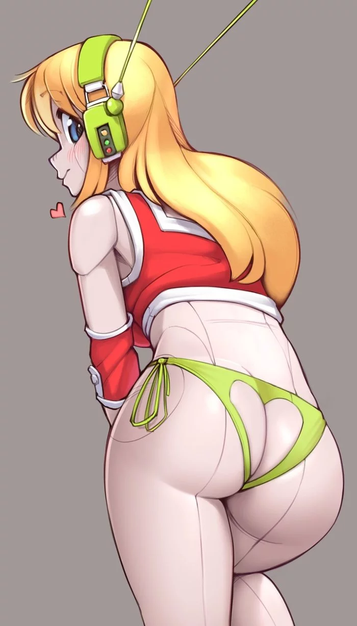 Керли - NSFW, Cave story, Арт, Робот, Эротика, Попа