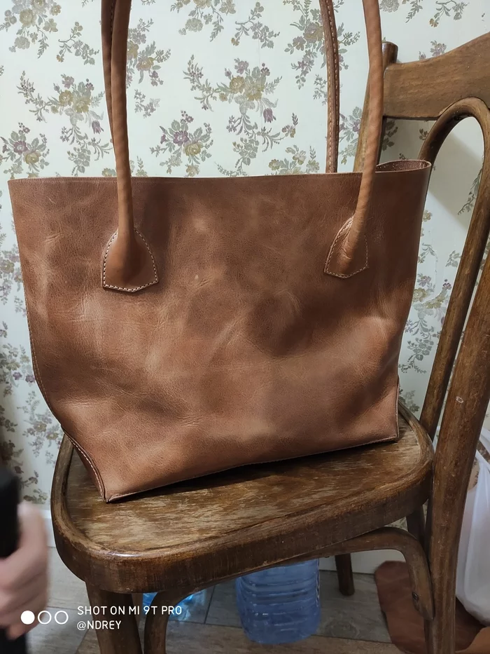 Leather shopper bag - Leather craft, Leather products, Longpost