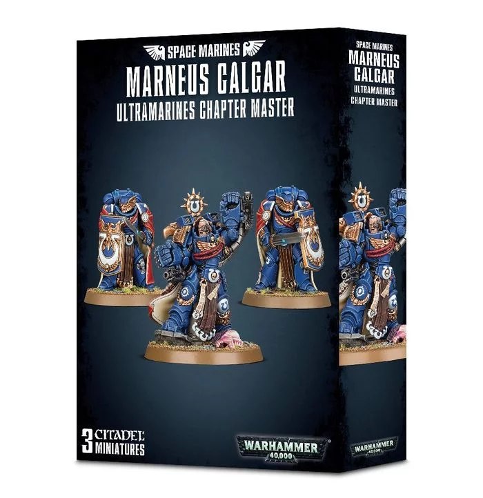 Марнеус Калгар, Магистр Ордена Ультрамаринов(Marneus Calgar, Ultramarines Chapter Master) - Warhammer 40k, Космодесант, Ultramarines, Примарис, Marneus Calgar, Длиннопост
