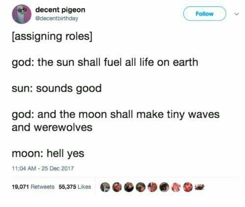 Sun and moon - The sun, moon, God, Translation, Mat