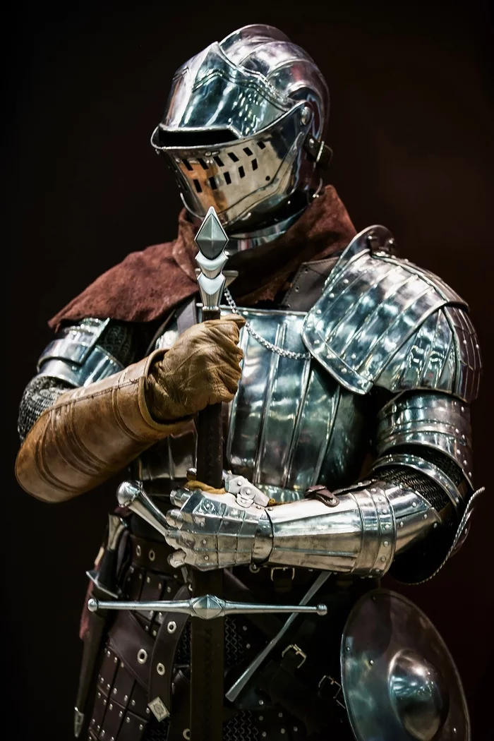 Knight Set + Royal Greatsword - Моё, Dark Souls, Dark Souls 2, Dark Souls 3, Косплей, Русский косплей, Рыцари, Доспехи, Длиннопост