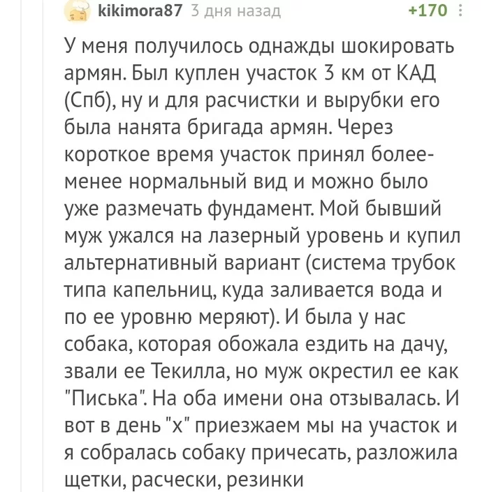 The Armenians laid it, the Armenian laid it - say it correctly, please - Comments on Peekaboo, Armenians, Nickname, Longpost, Screenshot