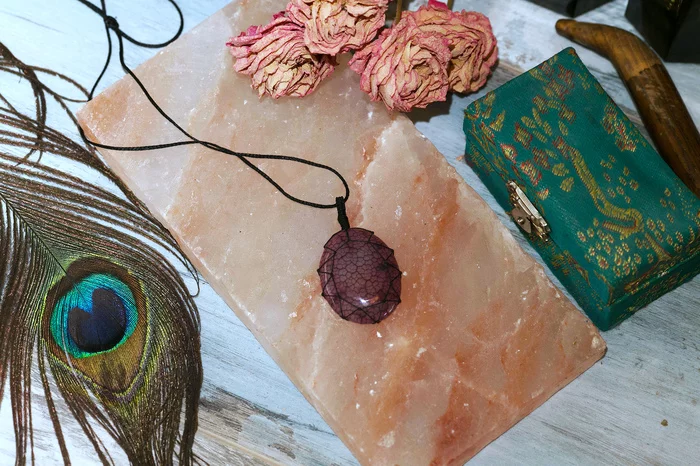 Pendants made using macrame technique - My, Macrame, Agate, Needlework without process, With your own hands