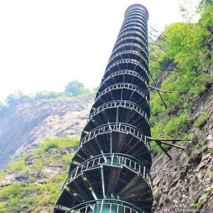 Adrenaline mixed with beauty. The most beautiful and tallest staircases in the world - Stairs, stairway to Heaven, Caracole, Jacob's ladder, Adrenalin, Extreme, Nature, Longpost