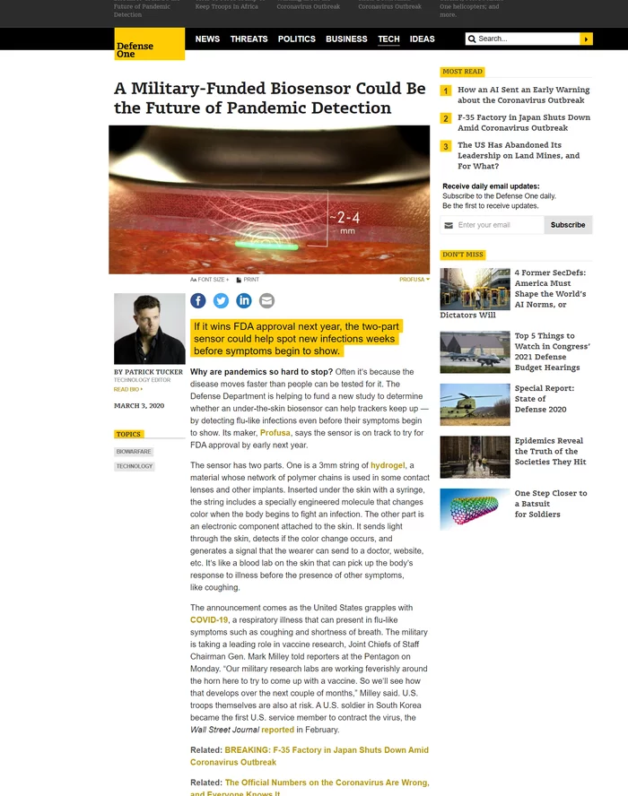 Chipization of the population - USA, Chip, Epidemic, Coronavirus, Longpost