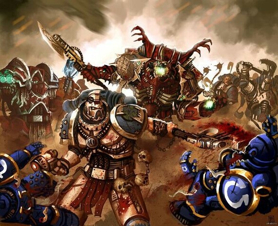 Аргел Тал - Warhammer, Warhammer 30k, Warhammer 40k, Horus Heresy, Word bearers, Chaos Space marines, Длиннопост