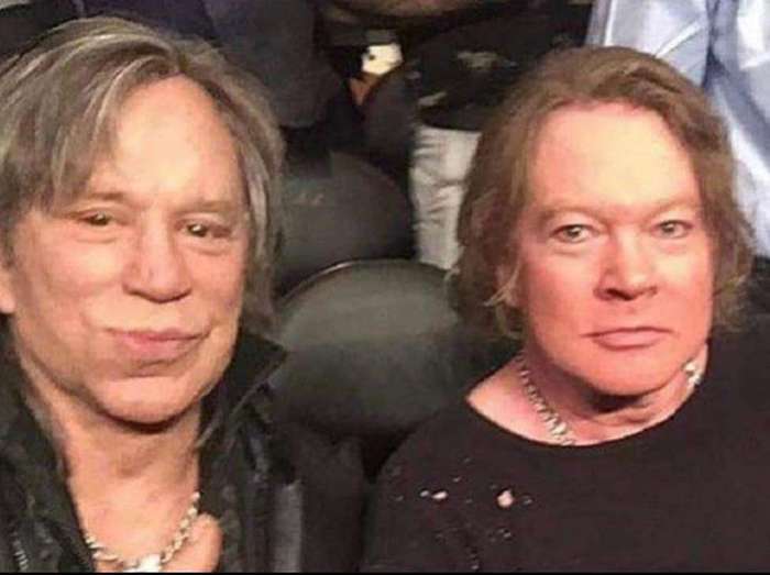 older lesbian couple - Mickey Rourke, Axl Rose, Old age, Sadness
