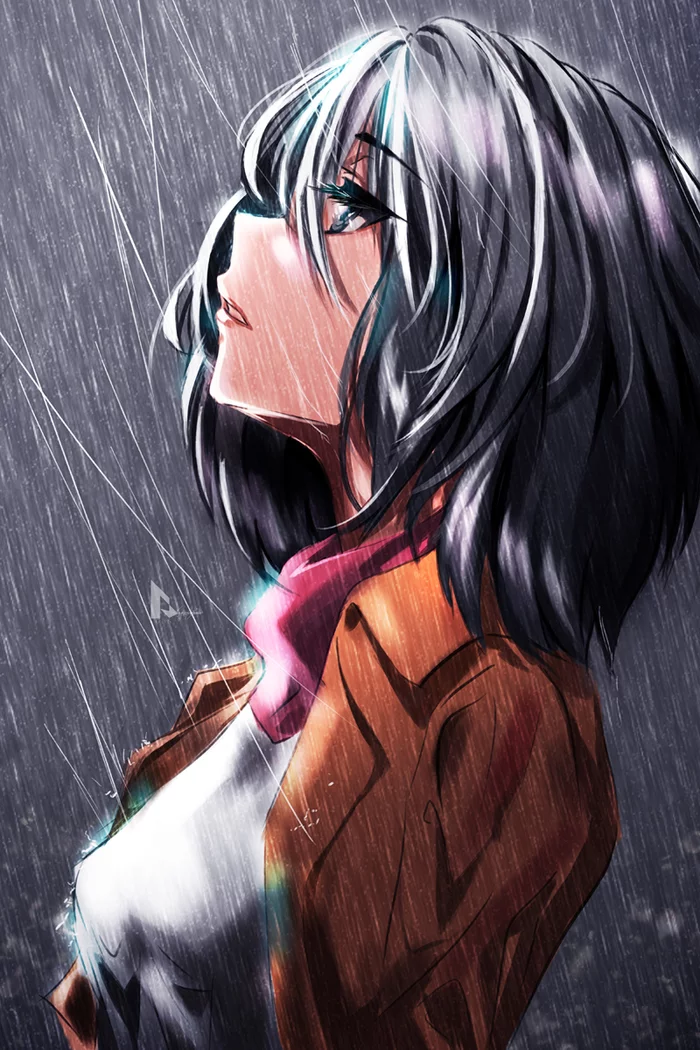 Mikasa - Anime, Anime art, Mikasa Ackerman, Art, Attack on titan, Drawing, Gbsartworks