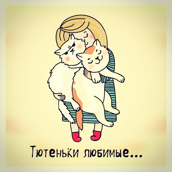 Stories of the cat Timofey - My, Presents, Fat cats, Cat lovers, Catomafia, Illustrations, cat