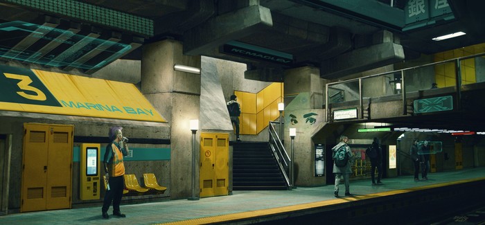 Cyberpunk byAdrian Marc , , -, Matte Painting, Adrian Marc, 
