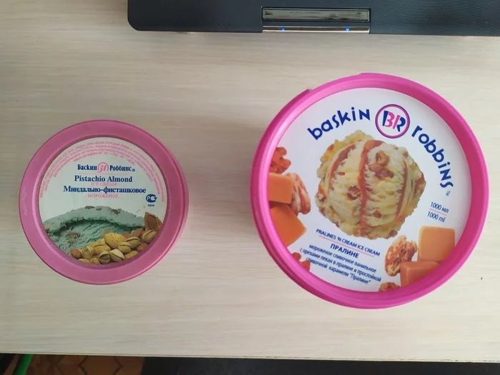 The Evolution of Baskin Robbins - My, Ice cream, Baskin Robbins, Baskin Robbins, 1998, Kemerovo, Longpost