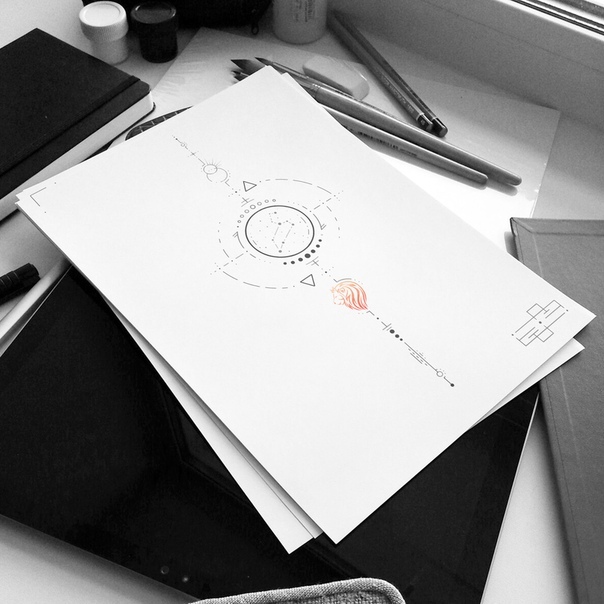 Геометрические эскизы! Tattooink, Эскиз, Эскиз татуировки, Длиннопост