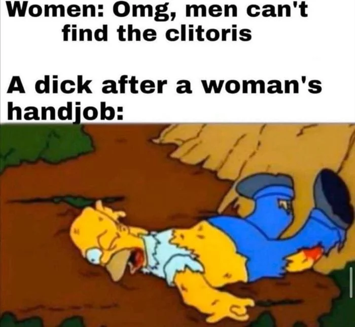 Men can't find - Handmade, Men and women, Picture with text, Sex, The Simpsons