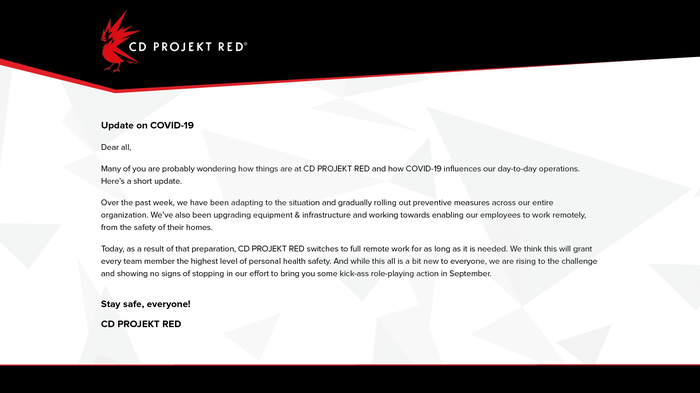 CDPR     Cyberpunk 2077 - COVID-19 Cyberpunk 2077, CD Projekt, , 