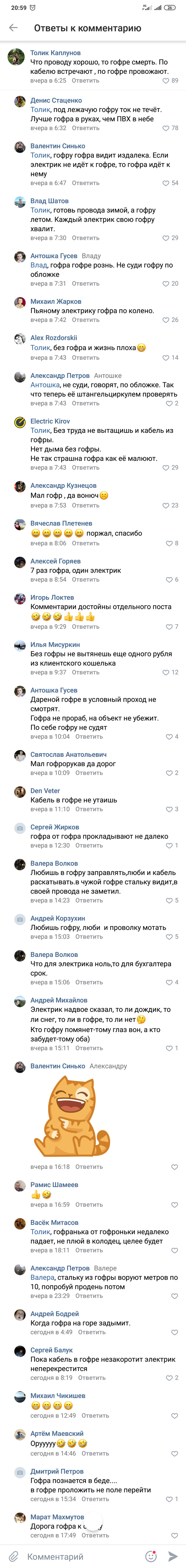Народное творчество про Великую Гофру