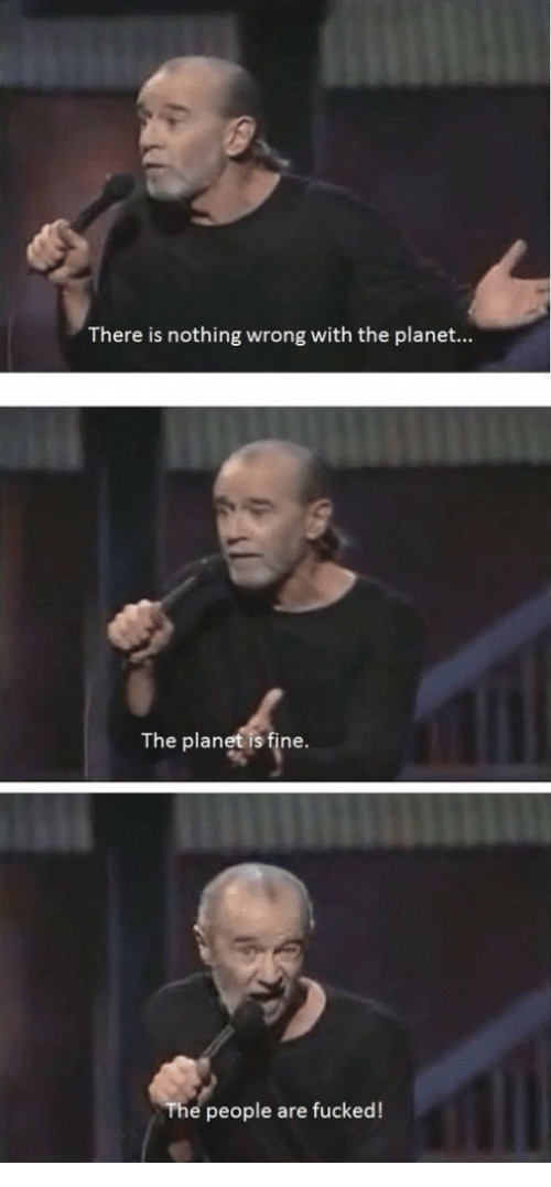 Планета в порядке ....Это людям...