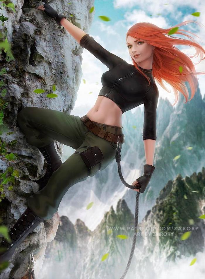 Kim Possible by Zarory - Art, Fan art, Kim Five-with-plus, Zarory