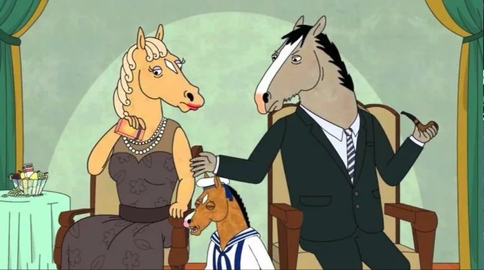 This is khorosho - Bojack Horse, Dog, Art, Anime art, Longpost, Hen, Diane Nguyen, cat