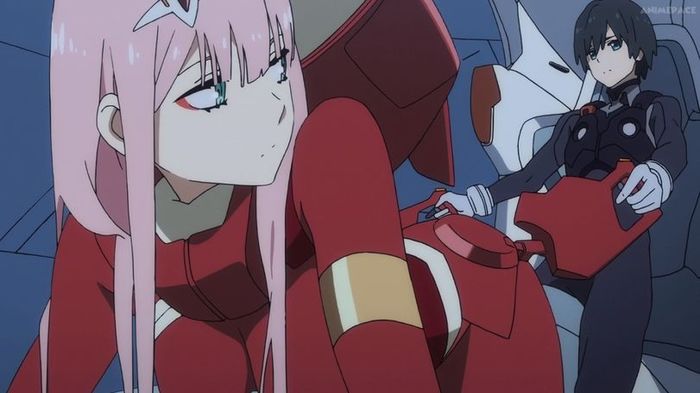 R2 uprising of Lulyasha - Anime, Cool guy, Beautiful girl, Pose, Sight, Fur, Zero two, Darling in the Franxx