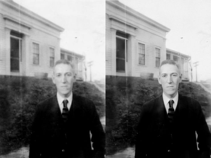 Lovecraft and neurons - My, Howard Phillips Lovecraft, Нейронные сети, Remini, Longpost