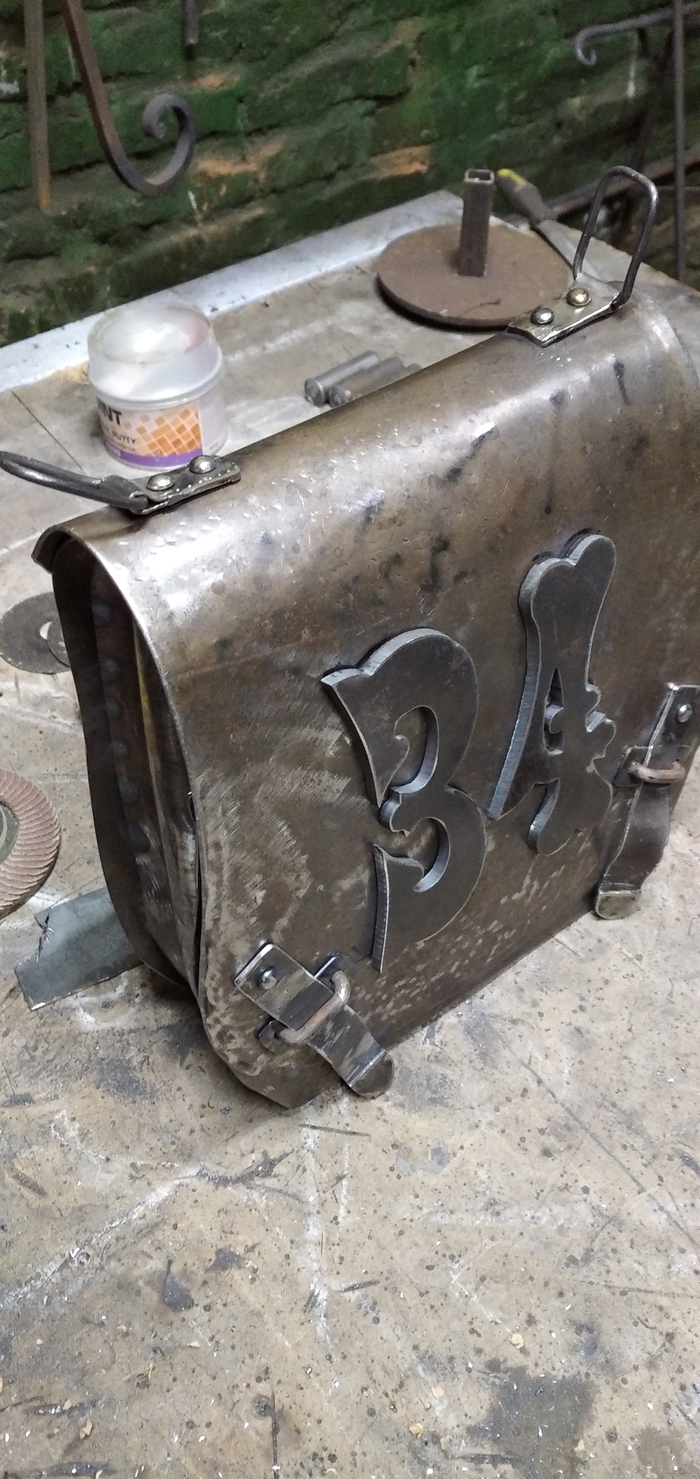 Аншлаг и почтовый ящик Металлообработка, Металл, Почтовый ящик, Своими руками, Рукожоп, Ковка, Декор, Видео, Длиннопост, Рукоделие с процессом