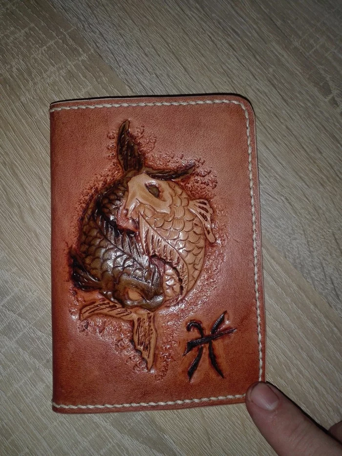 Passport cover criticism is welcome - Leather, Rastishka, Longpost