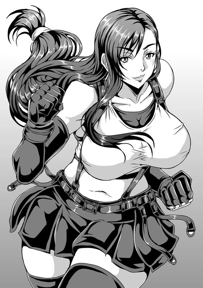 Art - Games, Art, Final fantasy vii, Tifa lockhart, Resident evil 3, Jill valentine, Longpost