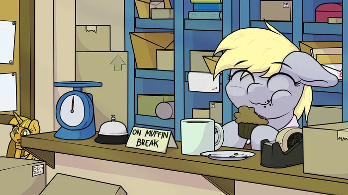 Hello, I want to send a letter... - My little pony, PonyArt, Derpy hooves, Ljdamz1119