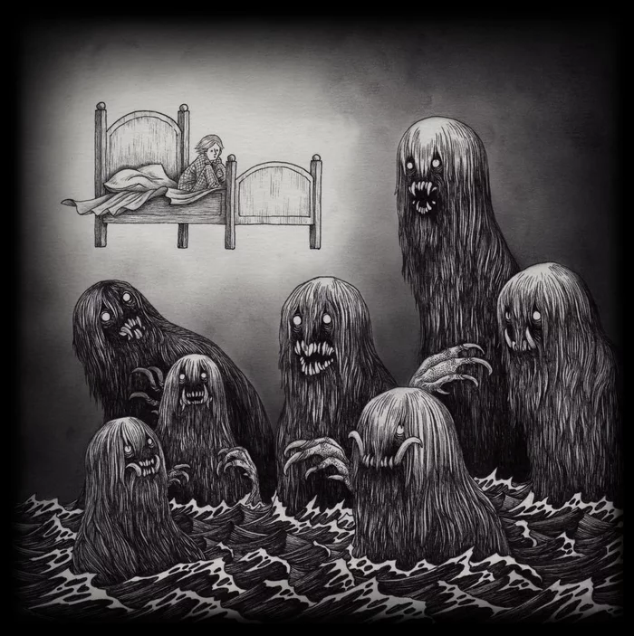 Художник John Kenn Mortensen - Крипота, Подборка, Арт, Рисунок, John kenn mortensen, Длиннопост