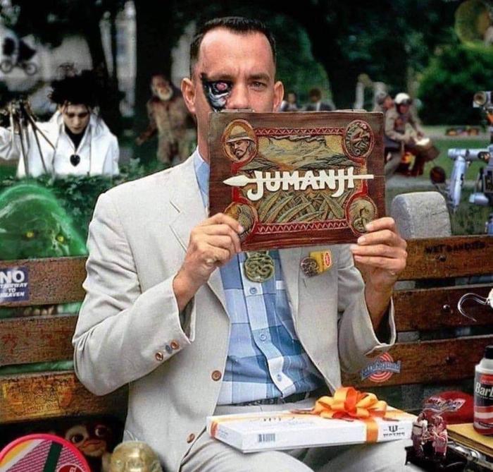 29 movie references in one frame - Tom Hanks, Referral, Пасхалка, Movies