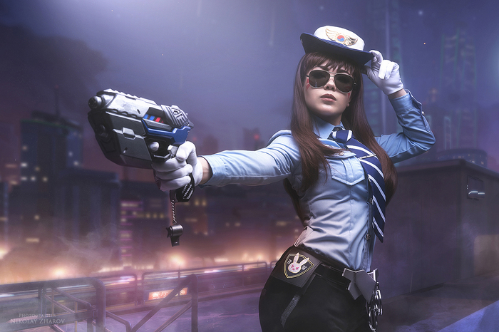 Cosplay Dva Officer , Overwatch, , ,  , Dva,  