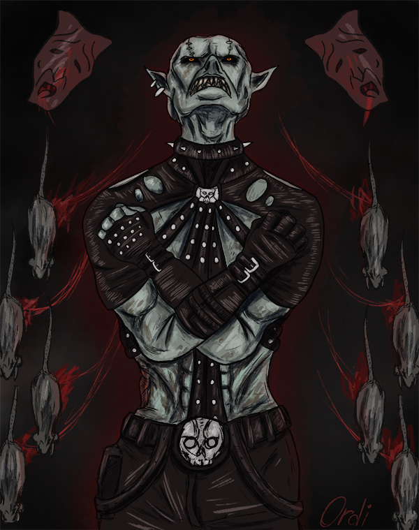 Nosferatu - My, Art, Junior Academy of Artists, Beginner artist, Vtm:bloodlines, Fan art