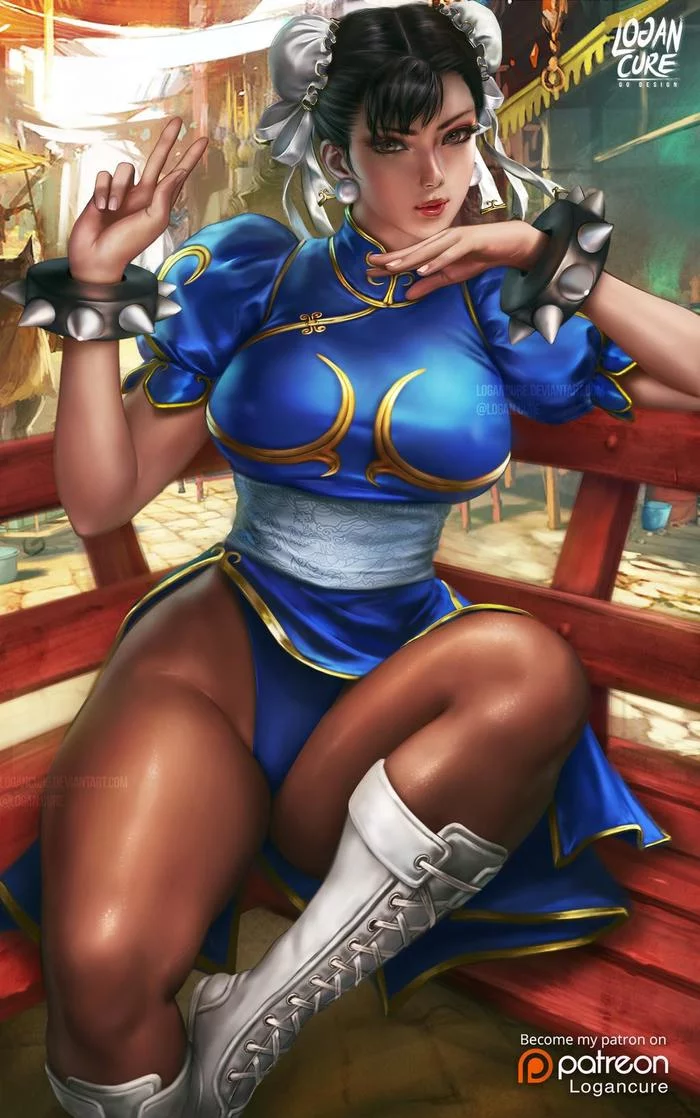 Chun-Li - Logan cure, Chun-Li, Street fighter, Games, Art