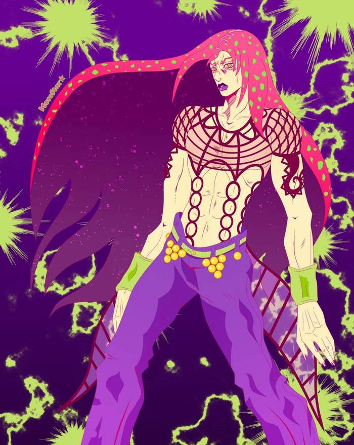 Diavolo / Diavolo - My, Jojos bizarre adventure, JoJo Reference, Diavolo, Anime, Manga, Anime art