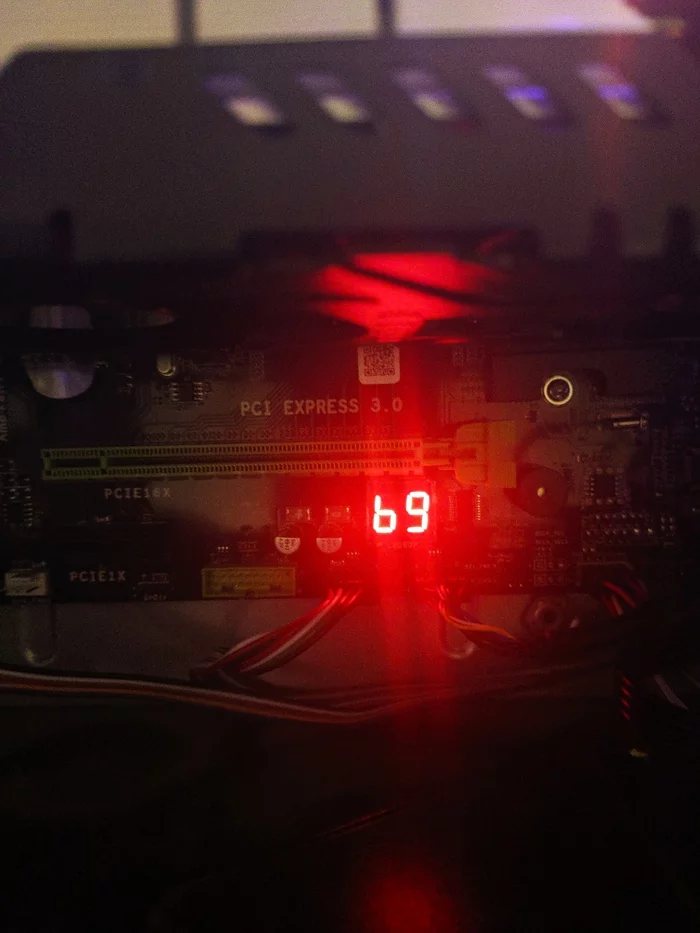 Motherboard does not start, post code b9 - My, Motherboard, Help