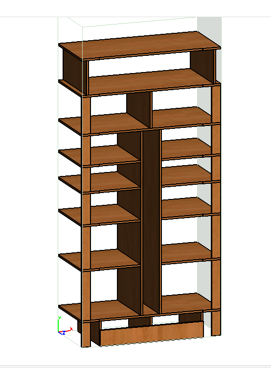 Chaosite Hexo Cabinet - My, Better at home, Closet, Hexagon, Needlework with process, Warhammer 40k, Longpost