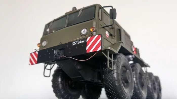 Completed a scale model of MAZ 537 in 1:43 scale - My, Modeling, Stand modeling, Scale model, Military equipment, Armored vehicles, Longpost