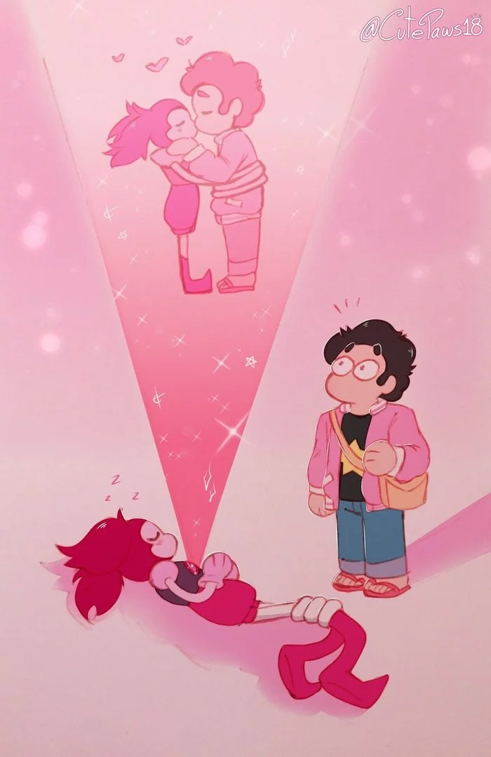 Dream generator - Steven universe, Art, Spinel, Shipping, Longpost