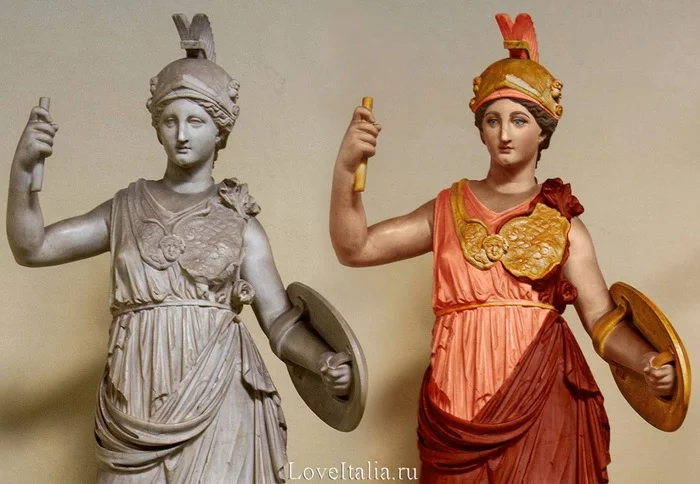 Если бы статуи были цветными... Древний Рим, Ренессанс, Photoshop, Длиннопост