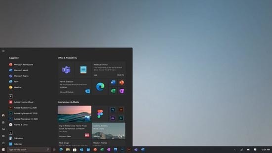 Microsoft showed an updated Windows 10 Start menu - Windows, Windows 10, Update, Operating system, GIF