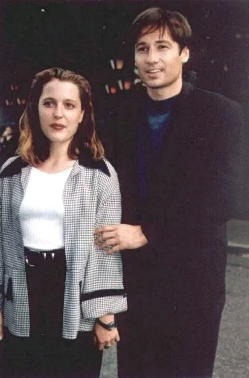 Agents Dana Scully and Fox Mulder at the beginning of their journey, 1993 - Gillian Anderson, Actors and actresses, Secret materials, 1993, David Duchovny