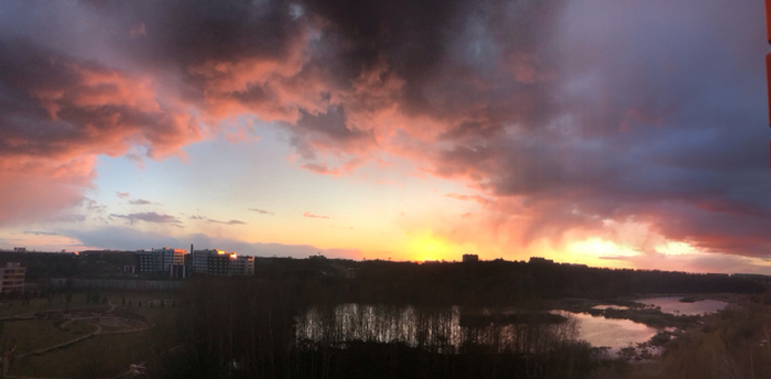 Таймлапс и фото очередного красивого заката