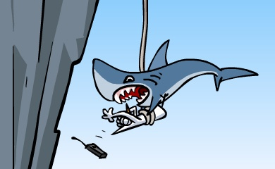 Unique shark - Comics, Fredo and Pidjin, Humor, Translated by myself, Longpost, Black humor