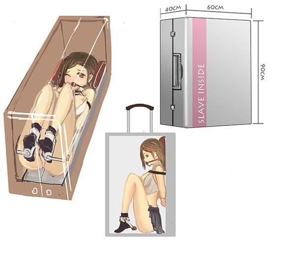 Suitcase for the lower - NSFW, BDSM, Art, Feminization