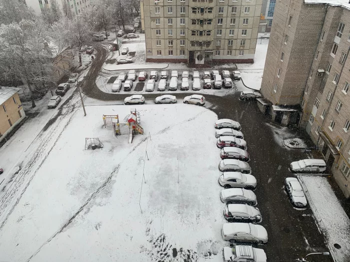 Weather in Ufa - My, Ufa, Weather, April, Snow